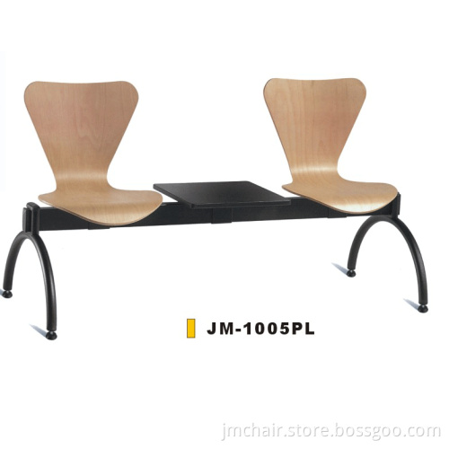 Wooden Waiting Chair with Teapoy (JM-1005PL)